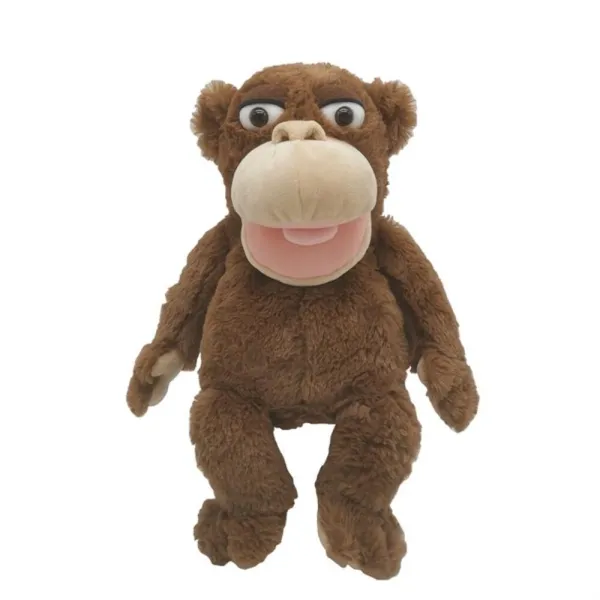 Monkey hand puppet 25 cm.