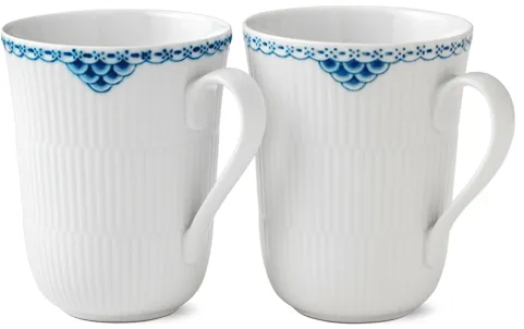 Royal Copenhagen Princess mug - 33 cl - 2 pcs