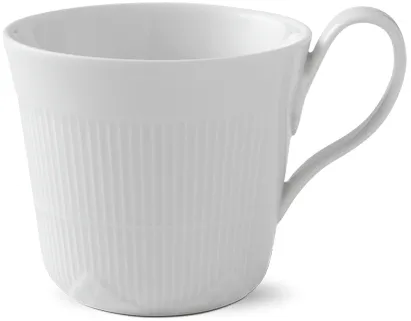 Royal Copenhagen White Elements high-handle cup - 35 cl