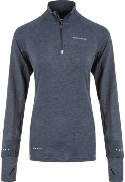 Endurance Canna V2 Melange Performance - Midlayer - Women - Black - Size 46